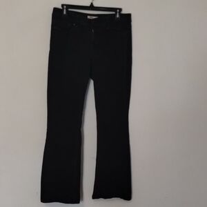 Lei Black Flare Wide Leg Jeans